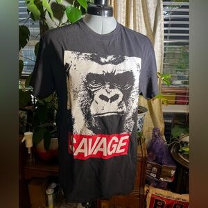 Delta Black Gorilla Savage Graphic Tee